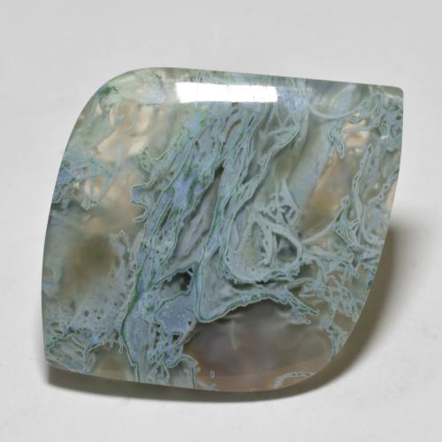 37.70 ct Multicolor Agate Stone, Natural Agate in Fancy Cabochon Shape for Sale