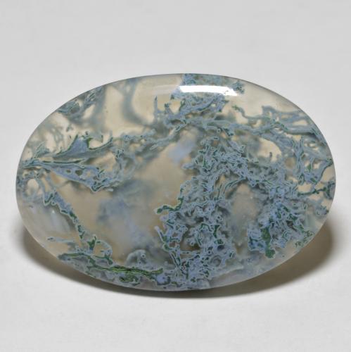 Multicolor Agate Gem - 32.4ct Oval Cabochon (ID: 590734)