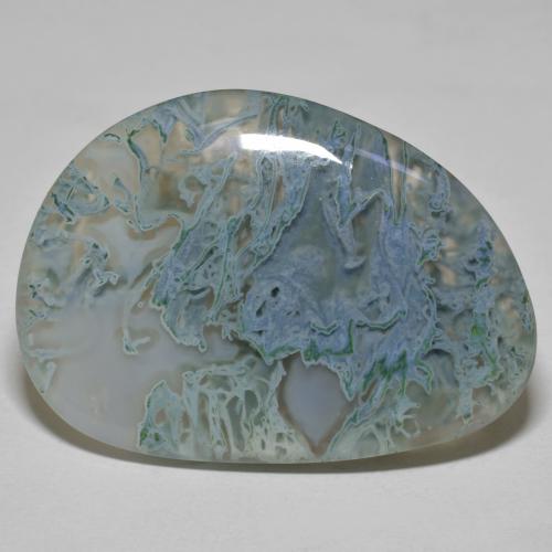 マルチカラー メノウ 宝石 - 38ct ファンシーカボション (ID: 590842)