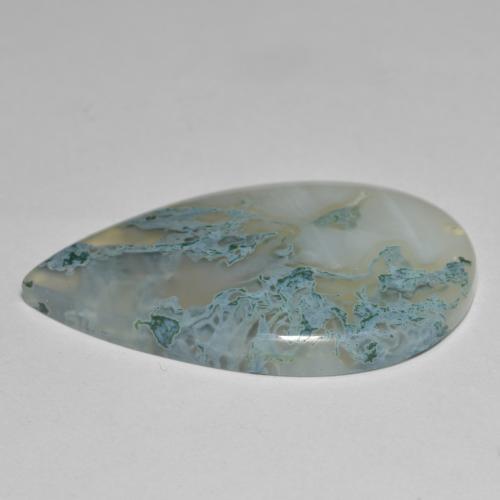 Agate Gemstone in 34.6 x 21.8 mm Size for Sale, Agate Stone in Multicolor Color