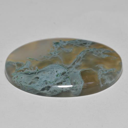 Agate Gemstone in 31.8 x 23.8 mm Size for Sale, Agate Stone in Multicolor Color