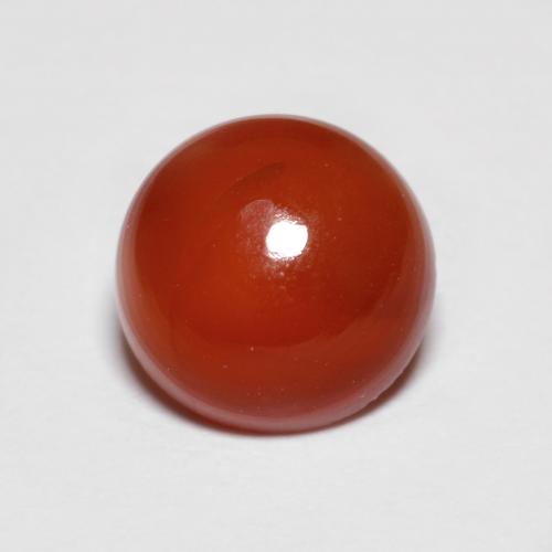 Deep Red Agate Gem - 1.9ct Round Cabochon (ID: 606504)