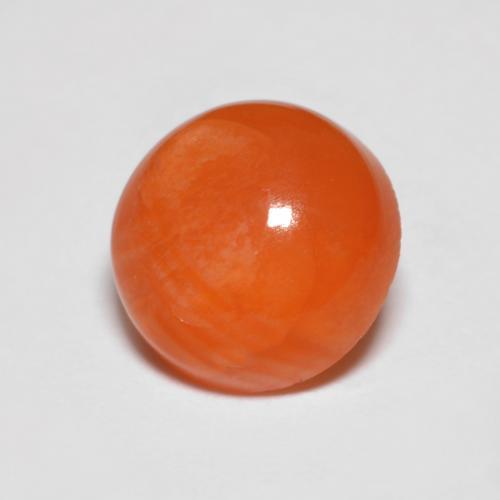 1.70 ct Red Agate Stone, Natural Agate in Round Cabochon Shape for Sale