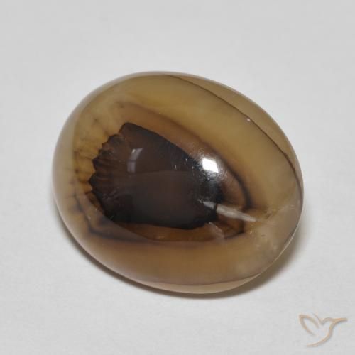 10.67 ct Multicolor Agate Stone, Natural Agate in Oval Cabochon Shape for Sale