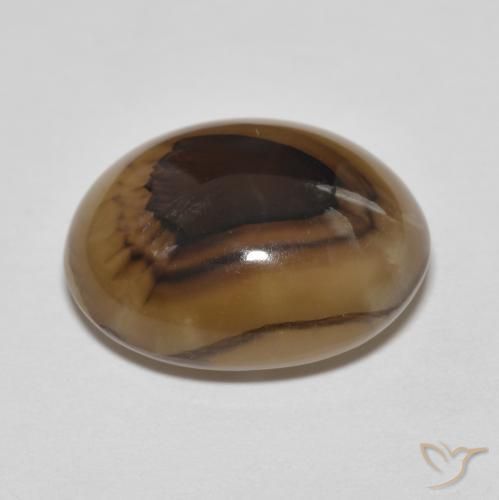 Agate Gemstone in 15.5 x 12.6 mm Size for Sale, Agate Stone in Multicolor Color