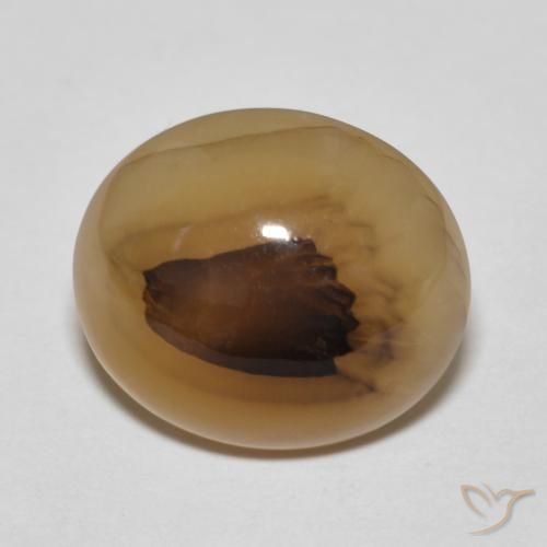 9.19 ct Oval Agate, 14 x 12 mm From Indonesia, Photo A