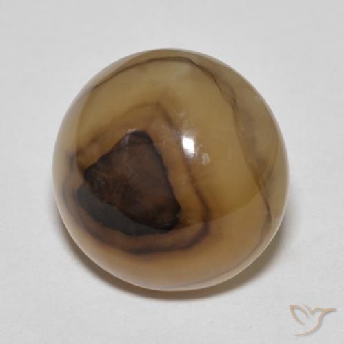 12.23 ct Multicolor Agate Stone, Natural Agate in Oval Cabochon Shape for Sale