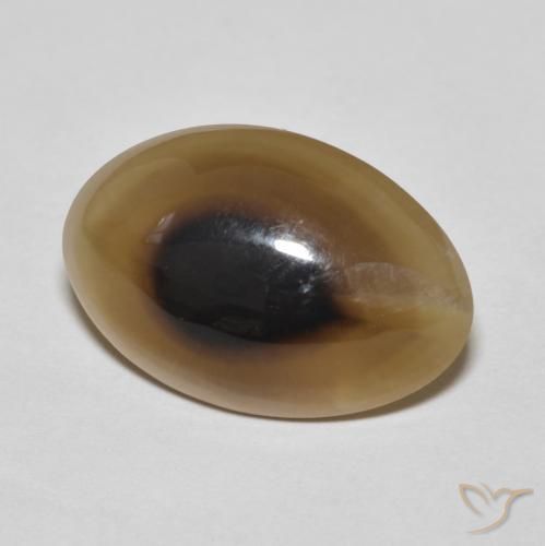 11.43 ct Multicolor Agate Stone, Natural Agate in Oval Cabochon Shape for Sale
