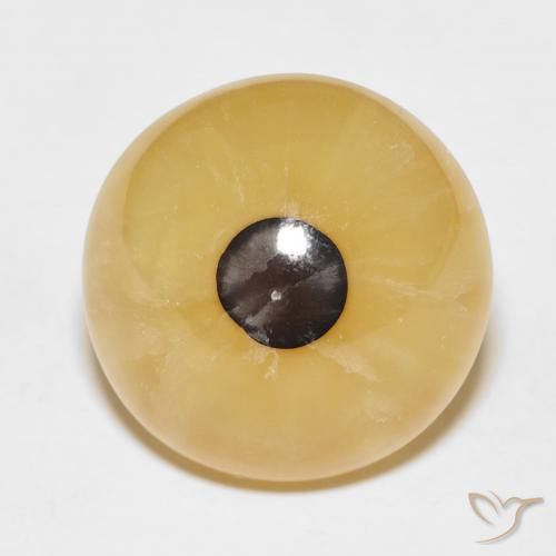 22.15 ct Oval Agate, 16.5 x 16.3 mm From Indonesia, Photo A