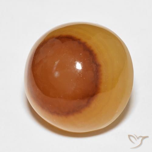 23.05 ct Multicolor Agate Stone, Natural Agate in Round Cabochon Shape for Sale