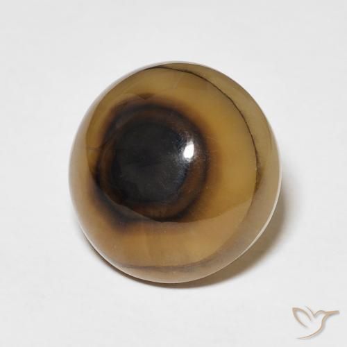 10.71 ct Multicolor Agate Stone, Natural Agate in Round Cabochon Shape for Sale