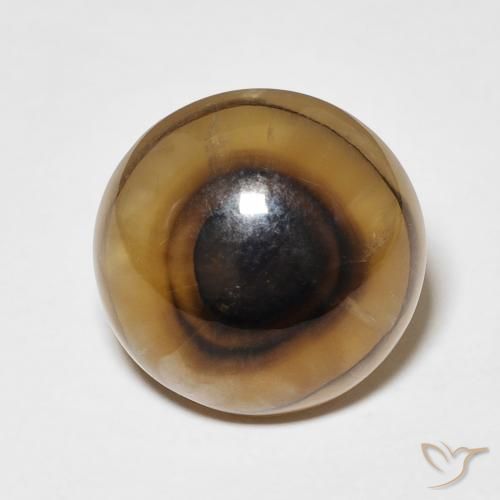 11.72 ct Round Agate, 13.8 mm From Indonesia, Photo A
