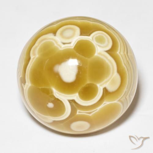 73.44 ct Oval Agate, 25.4 x 25 mm From Indonesia, Photo A