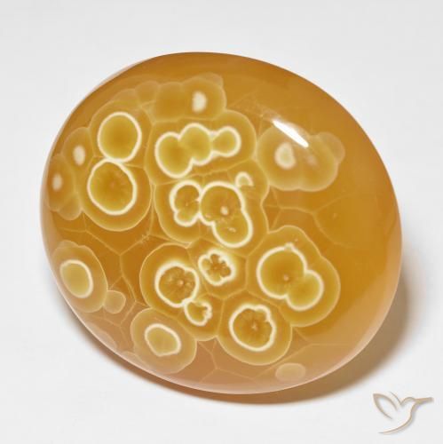 110.36 ct Multicolor Agate Stone, Natural Agate in Oval Cabochon Shape for Sale