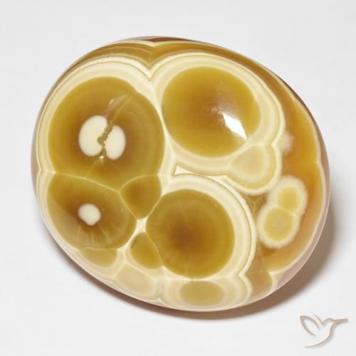 96.70 ct Multicolor Agate Stone, Natural Agate in Oval Cabochon Shape for Sale
