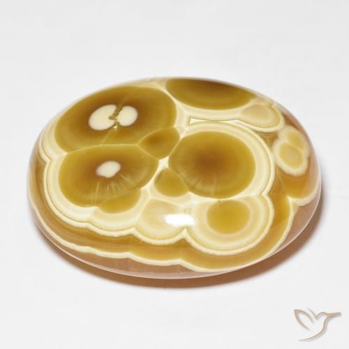 Agate Gemstone in 32.3 x 27.5 mm Size for Sale, Agate Stone in Multicolor Color