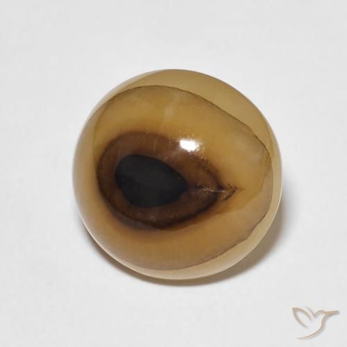 6.64 ct Multicolor Agate Stone, Natural Agate in Oval Cabochon Shape for Sale
