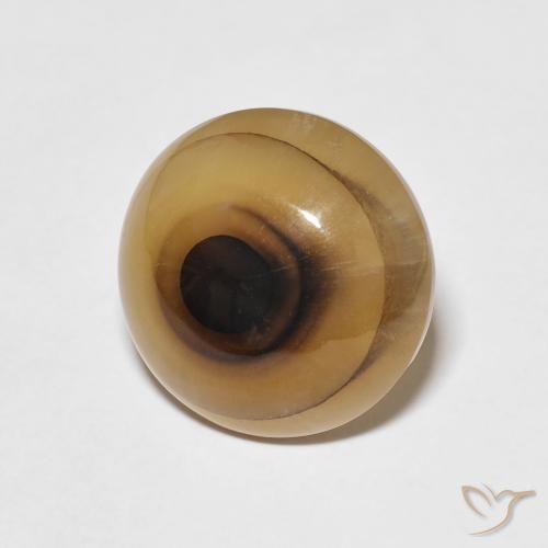 8.95 ct Multicolor Agate Stone, Natural Agate in Round Cabochon Shape for Sale