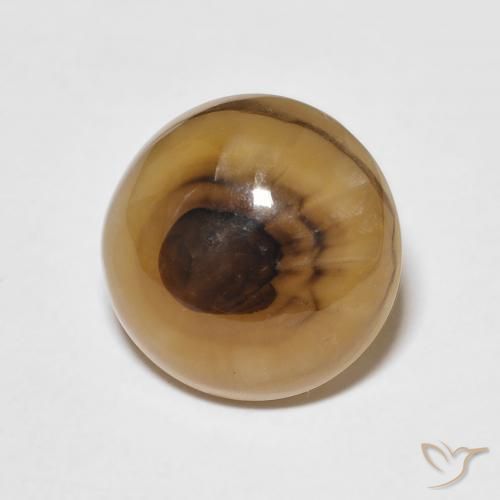 7.88 ct Multicolor Agate Stone, Natural Agate in Round Cabochon Shape for Sale