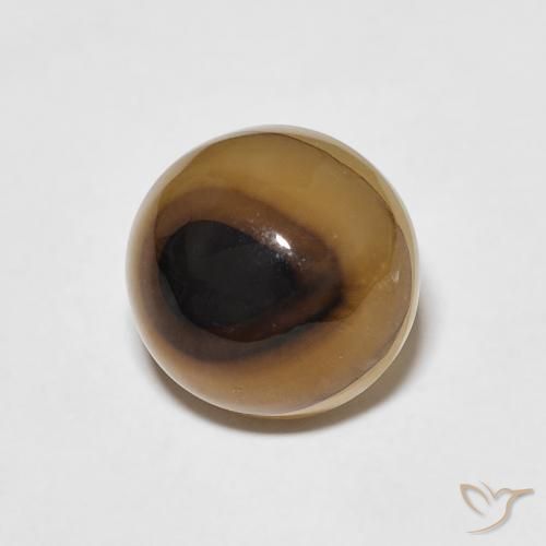 4.86 ct Multicolor Agate Stone, Natural Agate in Oval Cabochon Shape for Sale
