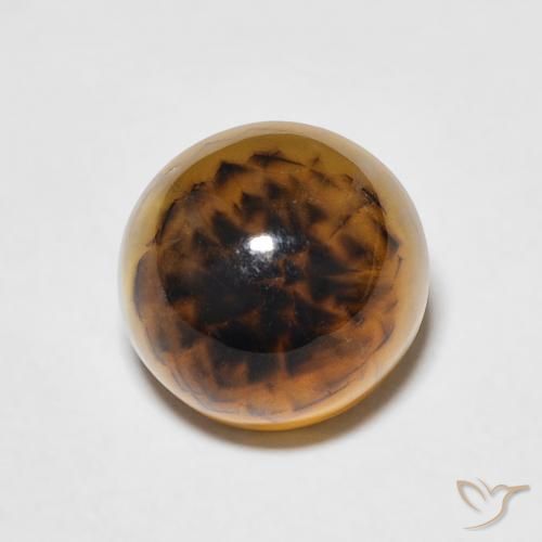 4.35ct Natural Multicolor Agate, Round, Translucent