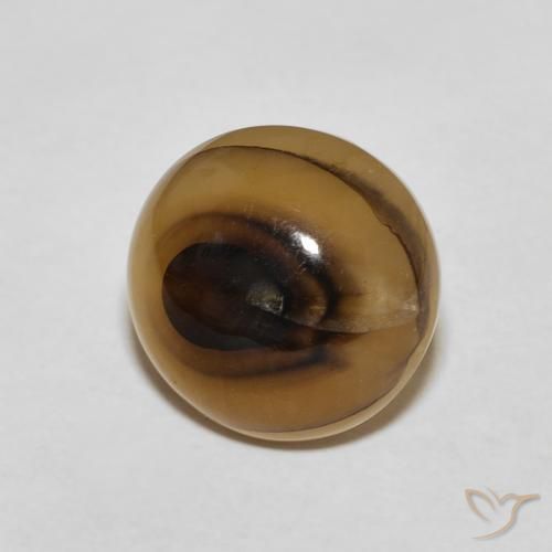 8.35 ct Multicolor Agate Stone, Natural Agate in Round Cabochon Shape for Sale