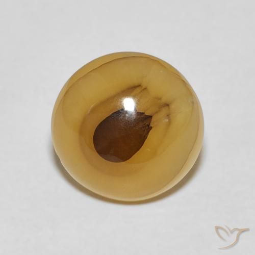 4.21ct Natural Multicolor Agate, Round, Translucent