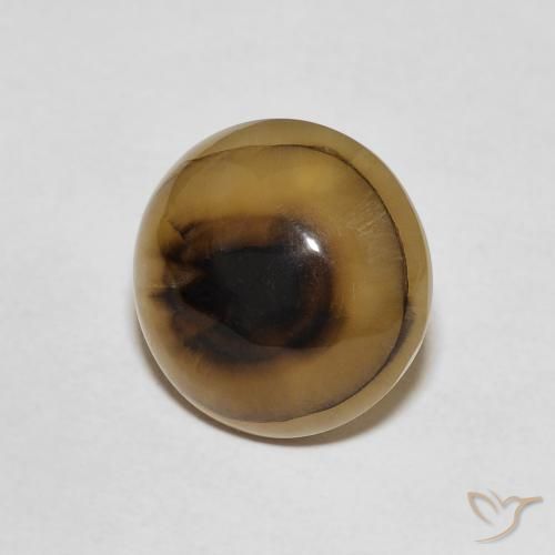 7.46 ct Multicolor Agate Stone, Natural Agate in Round Cabochon Shape for Sale