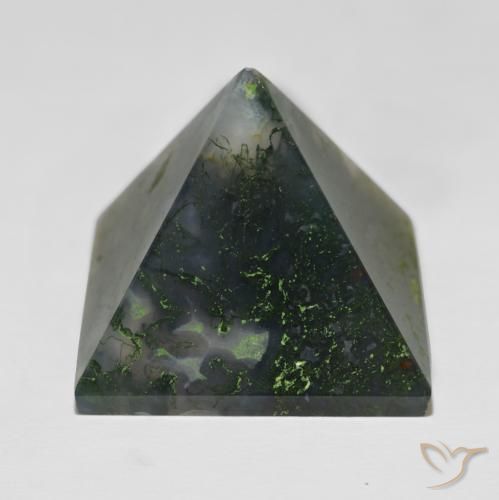 97.43ct Natural Medium Green Agate, Square, Opaque