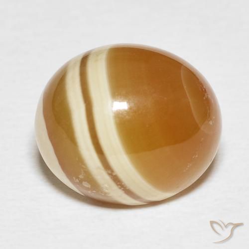 8.26 ct Oval Agate, 12.4 x 10.8 mm From Indonesia, Photo A