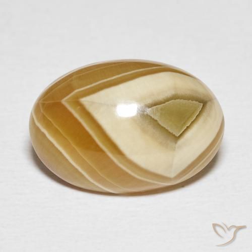 10,01 ct ovaler Achat, 16,3 x 11,3 mm aus Indonesien, Photo A