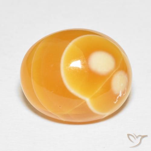 15.79 ct Oval Agate, 16.7 x 14.1 mm From Indonesia, Photo A