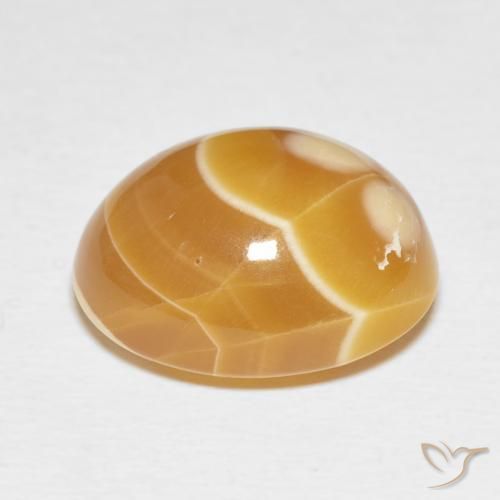 Agate Gemstone in 16.7 x 14.1 mm Size for Sale, Agate Stone in Multicolor Color