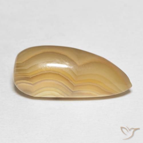 14.34 ct Multicolor Agate Stone, Natural Agate in Fancy Cabochon Shape for Sale