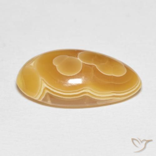 Agate Gemstone in 20.9 x 12.1 mm Size for Sale, Agate Stone in Multicolor Color