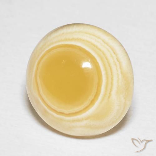11.01 ct Multicolor Agate Stone, Natural Agate in Round Cabochon Shape for Sale