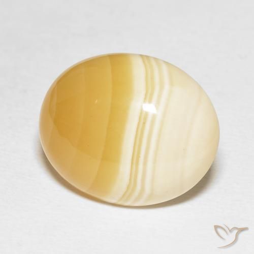 17.37 ct Multicolor Agate Stone, Natural Agate in Oval Cabochon Shape for Sale