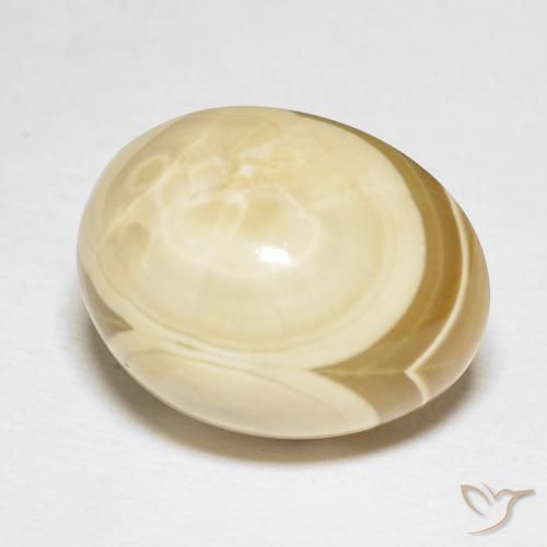 27.82 ct Multicolor Agate Stone, Natural Agate in Oval Cabochon Shape for Sale