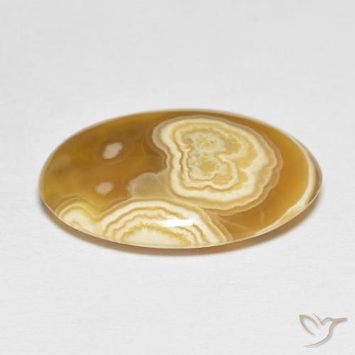 Agate Gemstone in 25 x 18 mm (calibrated) Size for Sale, Agate Stone in Multicolor Color