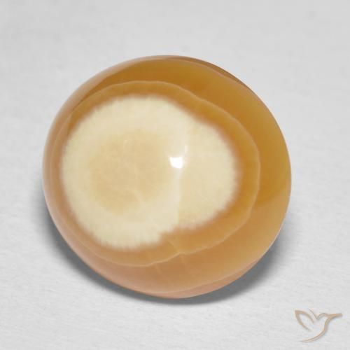 16.74 ct Multicolor Agate Stone, Natural Agate in Oval Cabochon Shape for Sale
