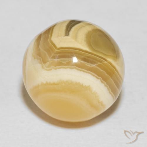 Agate Gemstone in 15 mm (calibrated) Size for Sale, Agate Stone in Multicolor Color