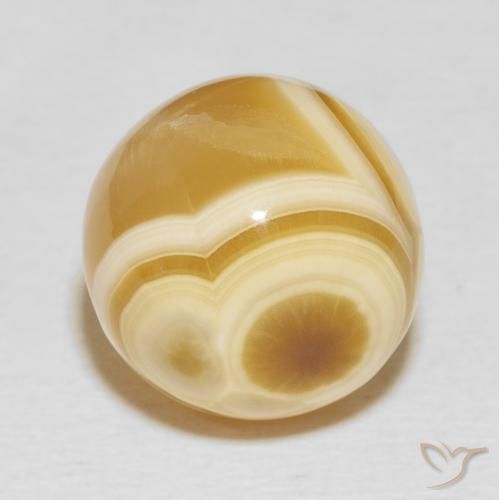 Agate Gemstone in 15 mm (calibrated) Size for Sale, Agate Stone in Multicolor Color