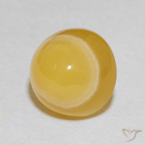 7.85 ct Multicolor Agate Stone, Natural Agate in Round Cabochon Shape for Sale