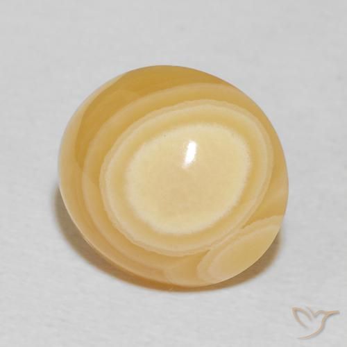 9.74 ct Multicolor Agate Stone, Natural Agate in Oval Cabochon Shape for Sale
