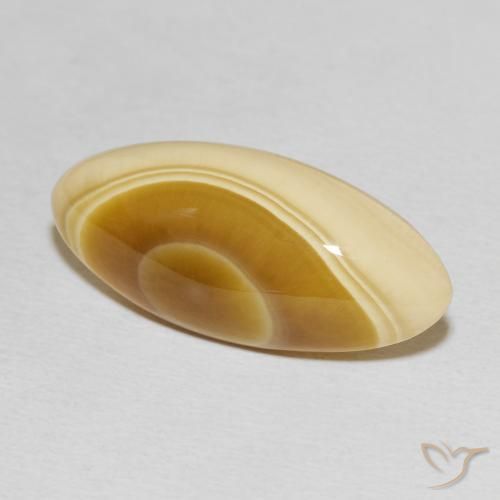 14.81 ct Multicolor Agate Stone, Natural Agate in Marquise Cabochon Shape for Sale