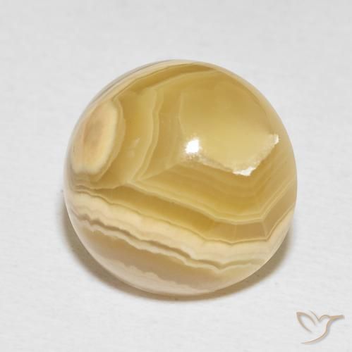 15.29ct Natural Multicolor Agate, Round, Opaque, Photo A