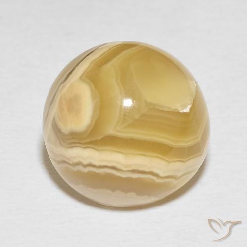 15.29 ct Multicolor Agate Stone, Natural Agate in Round Cabochon Shape for Sale