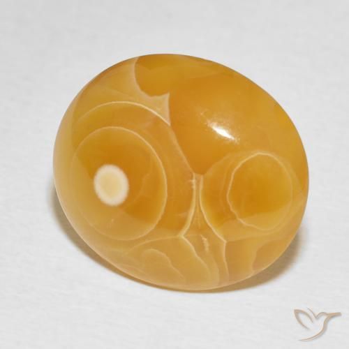 12.94 ct Multicolor Agate Stone, Natural Agate in Oval Cabochon Shape for Sale