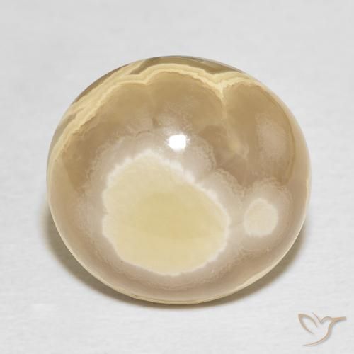 16.34ct Natural Multicolor Agate, Oval, Opaque, Photo A