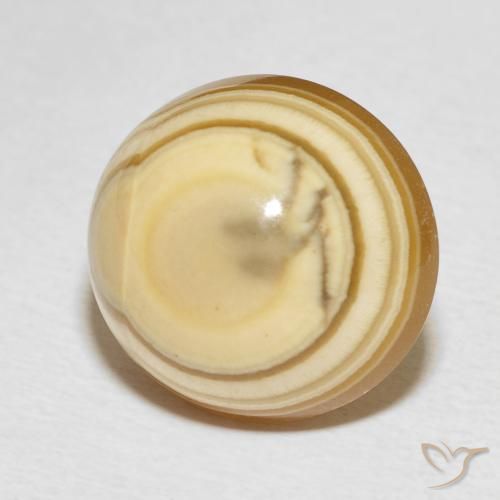 12.01 ct Multicolor Agate Stone, Natural Agate in Oval Cabochon Shape for Sale